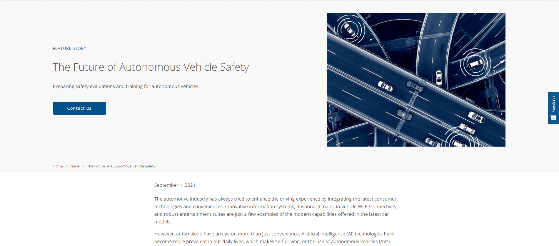 UL認證可以為自動駕駛汽車進行安全評估和培訓