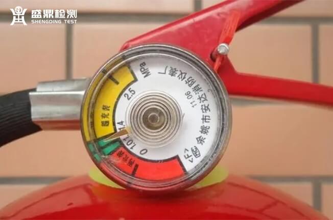 滅火器上的壓力表