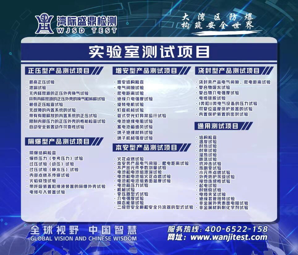 實(shí)驗(yàn)室測(cè)試項(xiàng)目圖