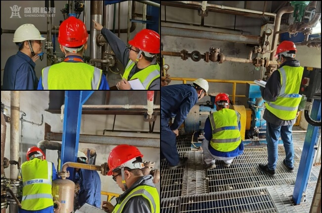 工程師正在進行現場防爆檢測