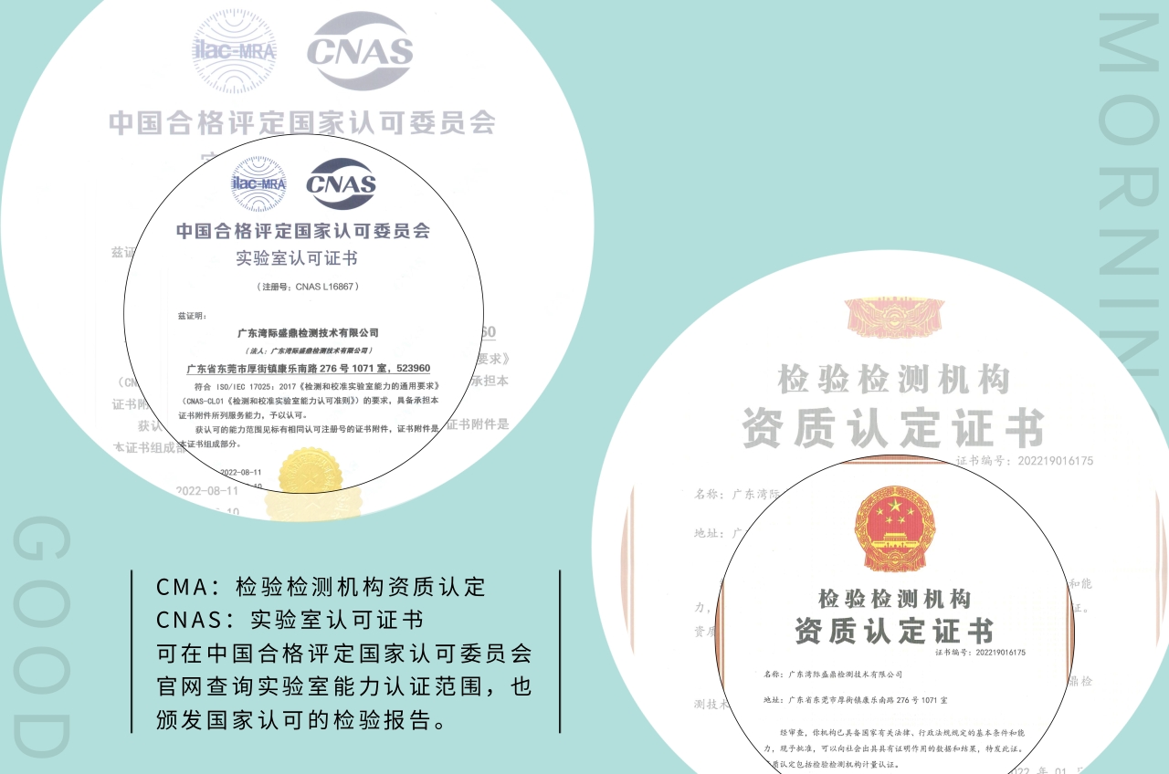 盛鼎實驗室CMA和CNAS資質證書