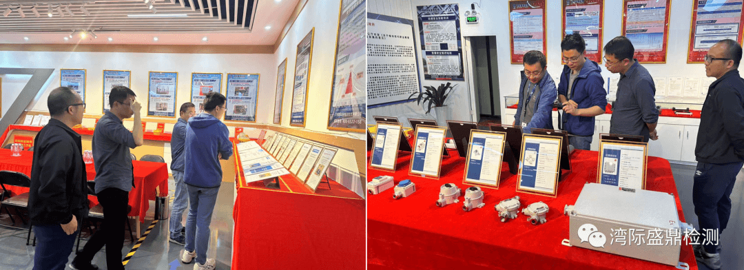 技術(shù)部負(fù)責(zé)人帶領(lǐng)科大訊飛科員參觀實(shí)驗(yàn)室